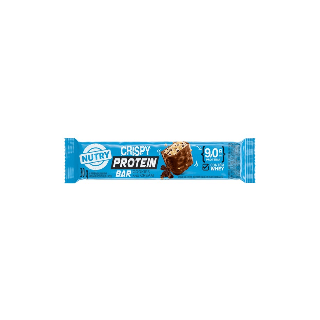 Barra Crispy Protein Nutry Cookies And Cream 30g