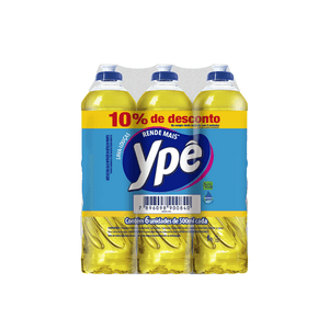 Detergente Ypê Neutro 10% Desconto Pack C/6 500ml