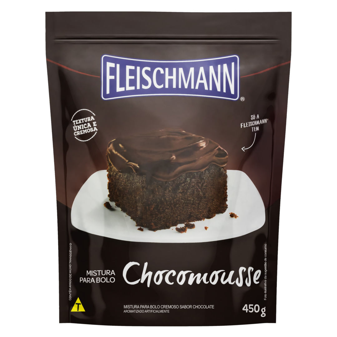 Mistura P Bolo Fleischmann Chocomousse 450g