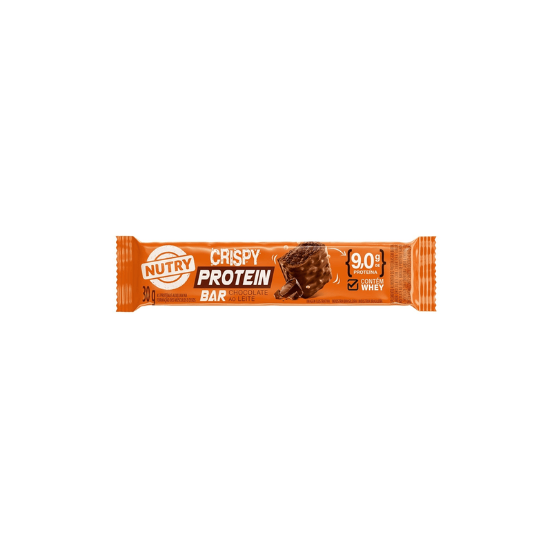 Barra Crispy Protein Nutry Chocolate Ao Leite 30g