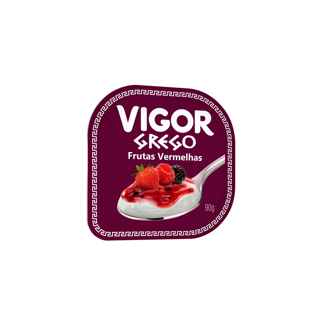 Iogurte Grego Vigor Frutas Vermelhas 90g